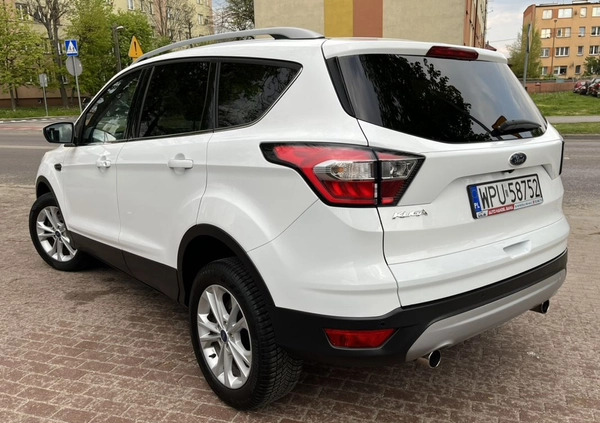 Ford Kuga cena 61700 przebieg: 198555, rok produkcji 2017 z Olsztynek małe 704